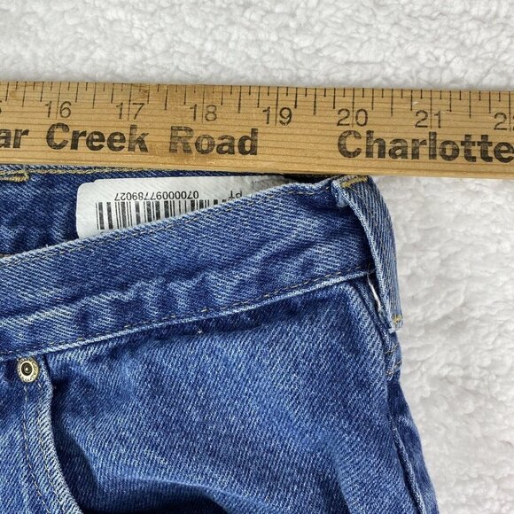 Carhartt Jeans Mens 42x32 Blue Actual 40x32 Relaxed Fit Straight Leg Workwear - Picture 4 of 15